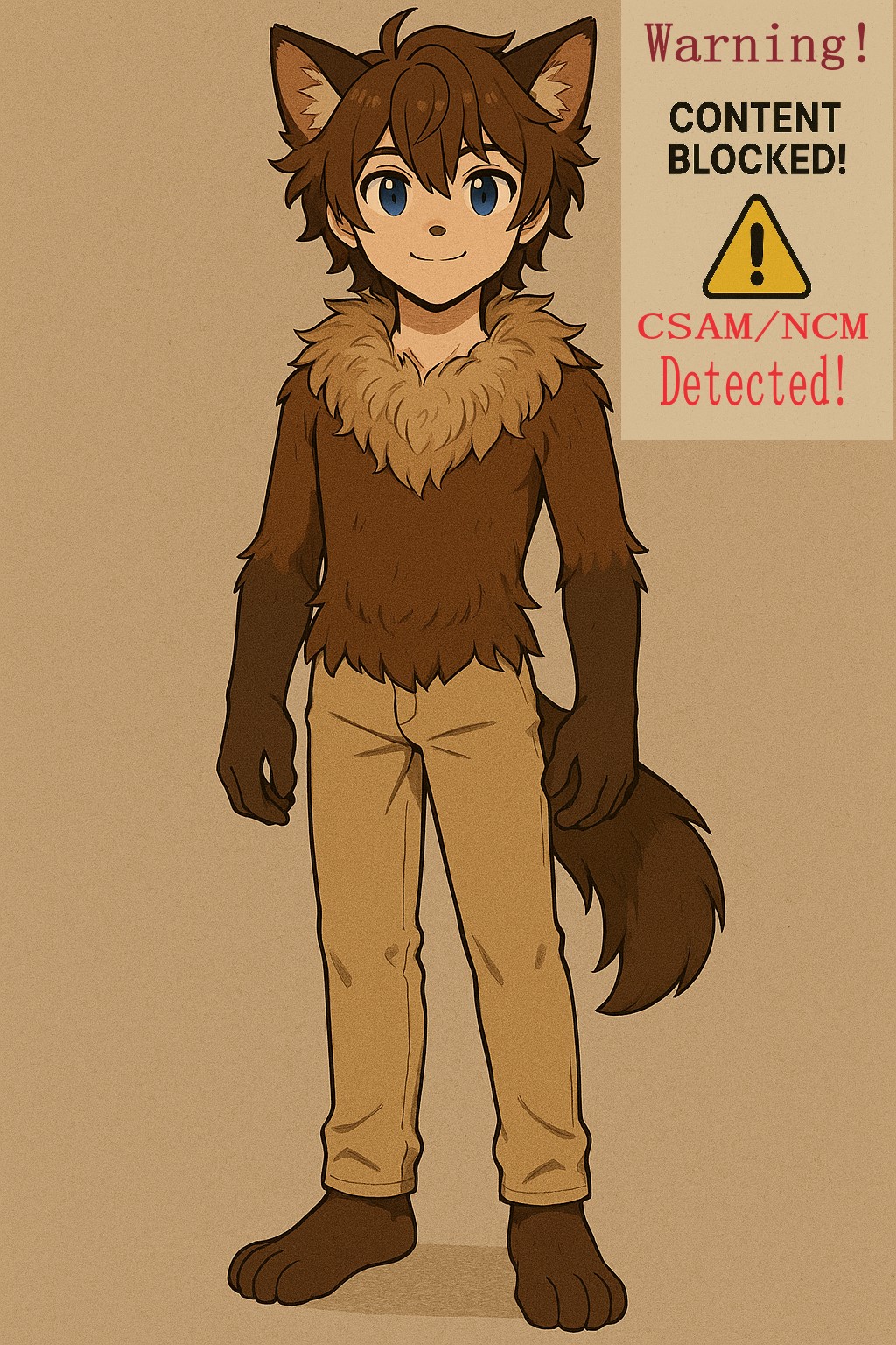 Content Blocked Warning